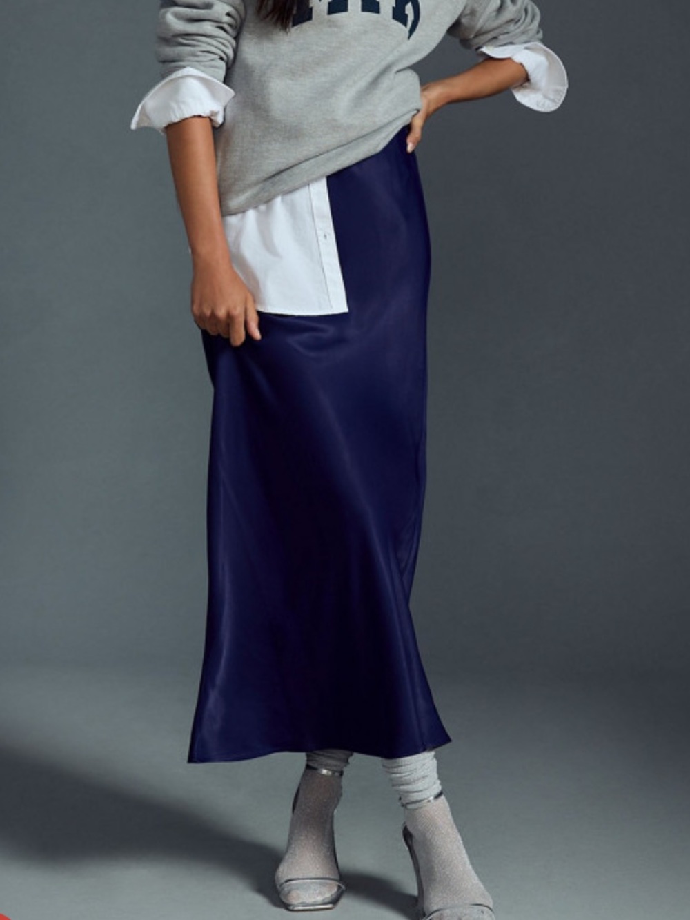 Anthropologie The Tilda Maxi Slip Skirt